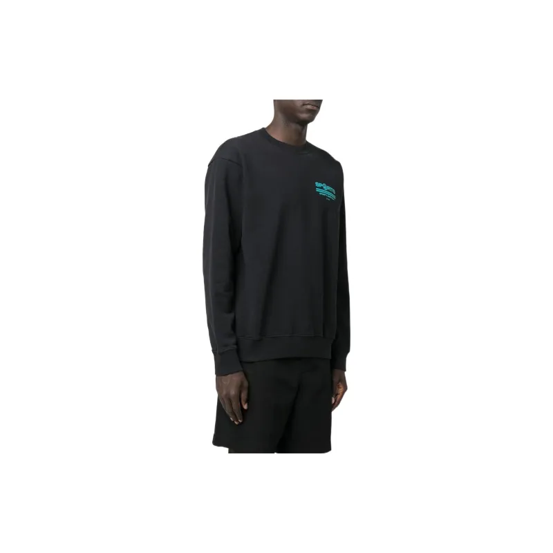 SPORTY & RICH Logo print Long sleeve Sweatshirt-2