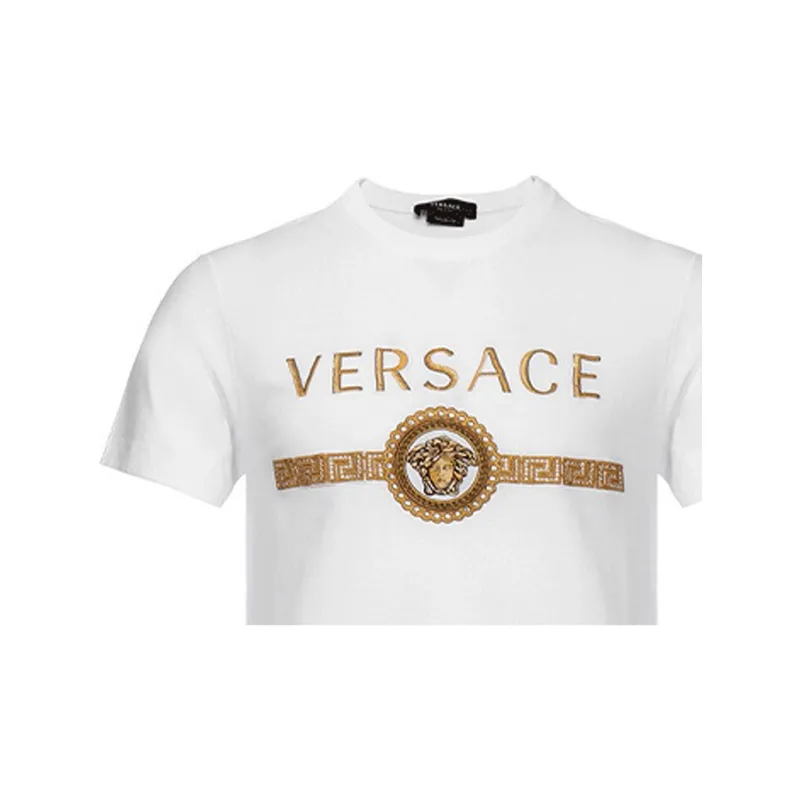 VERSACE Logo T Shirt-5