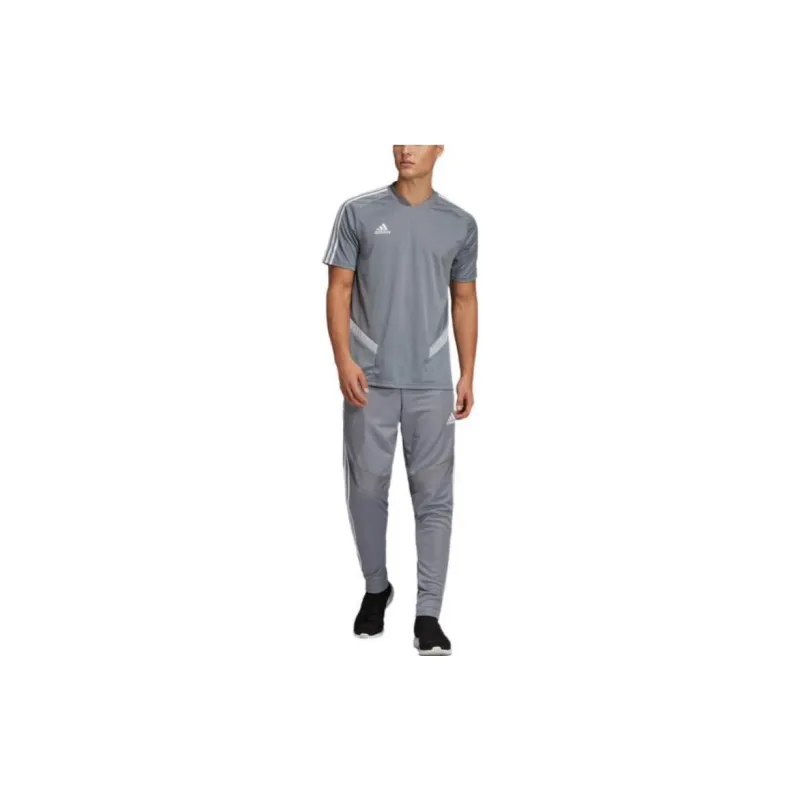Adidas Knitted Sweatpants Men's Light Gray-2