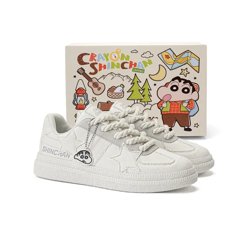Crayon Shinchan Slip Resistant, Lightweight, And Breathable Low Top Skateboard Shoes Unisex-13