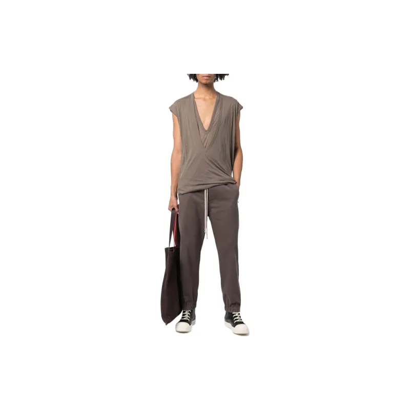 RICK OWENS T Shirts Men Brown-1