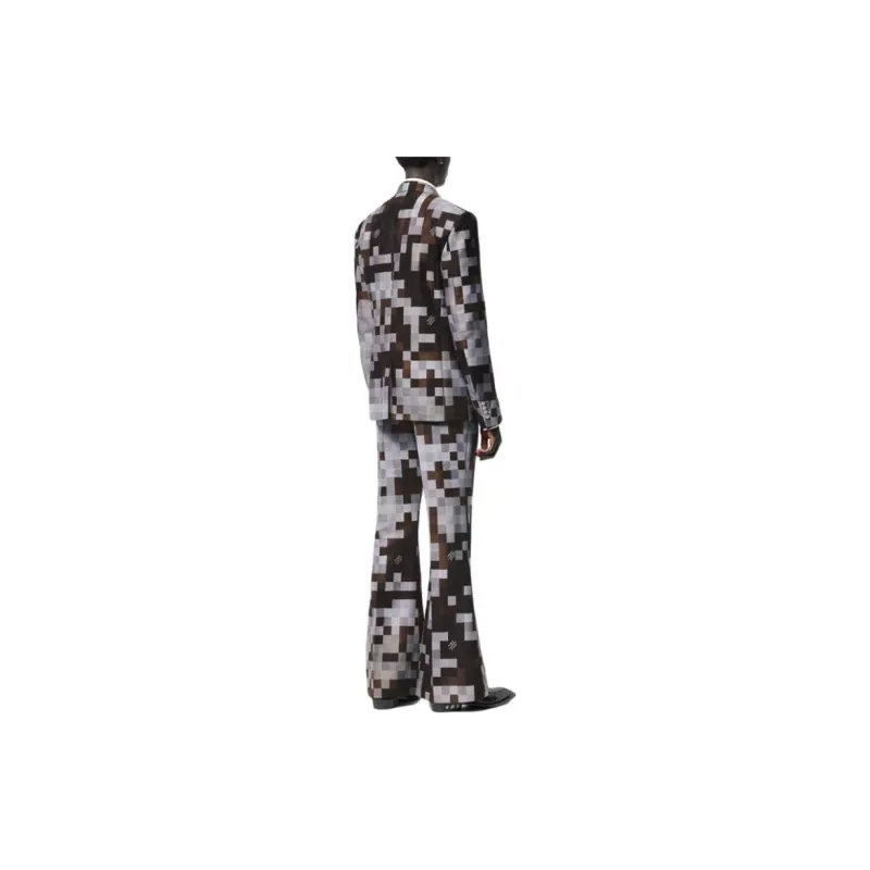 LOUIS VUITTON Silk And Wool Blend Tailored Flared Pants-3