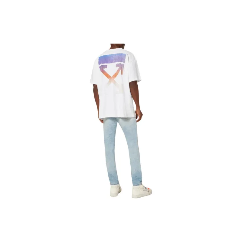 OFF WHITE Degrade Arrows Short Sleeve T Shirt-5