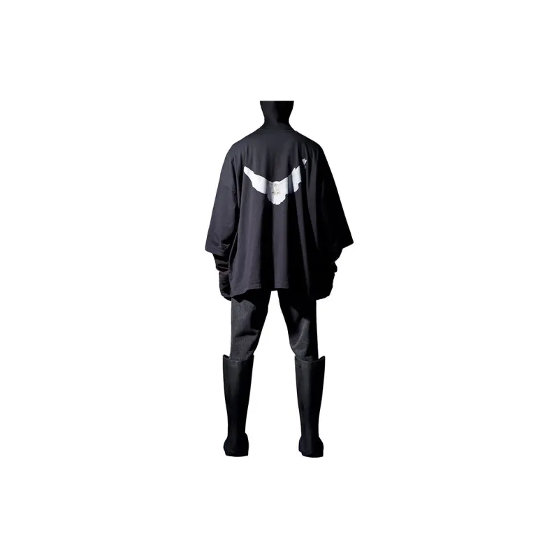 YEEZY X Gap X Balenciaga Dove 3/4 Sleeve Tee Black-5