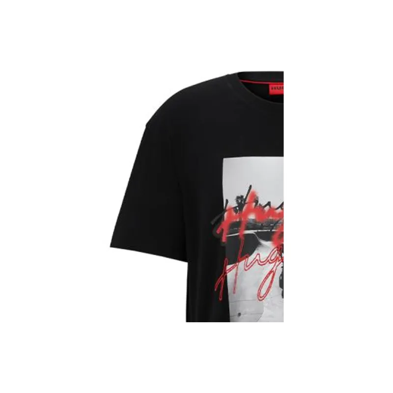 HUGO BOSS T Shirts Unisex Black-4