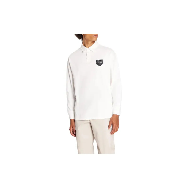 ARMANI EXCHANGE Polo Shirts Men White-2