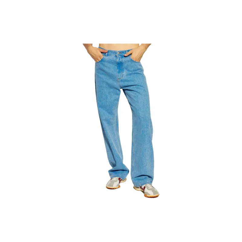 MARNI Logo patch Cotton Jeans-1