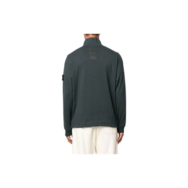STONE ISLAND Sweatshirts Men Olive Green-2