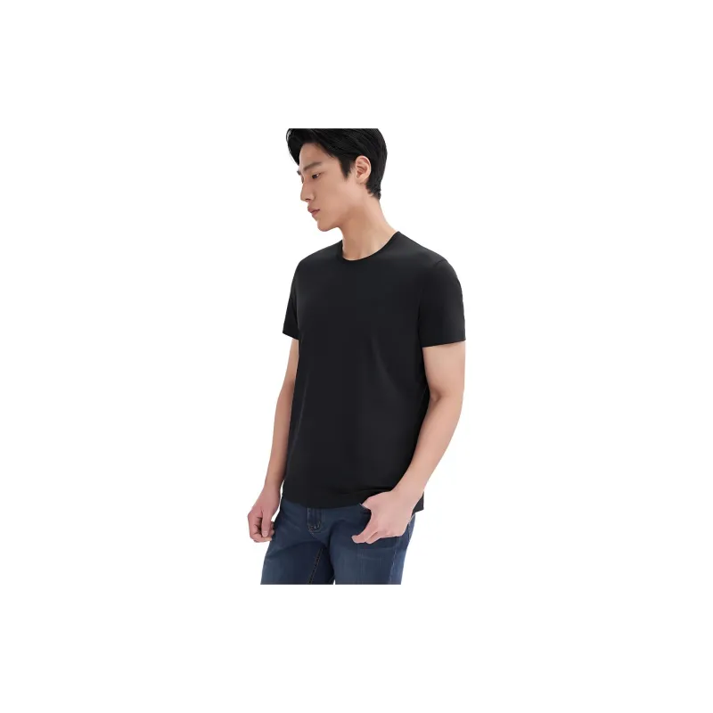 GOLDLION Regular T Shirt Men's Black-3