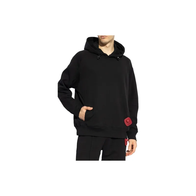 MOSCHINO Security tag Cotton Hoodie-1