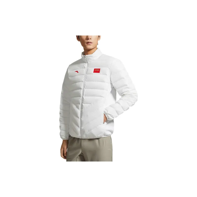 Anta Variety Training Collection Down Jacket Men's White-2