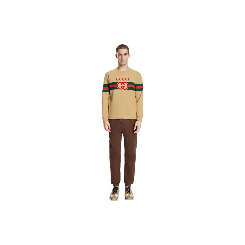 GUCCI Sweatshirts Men Yellow-2