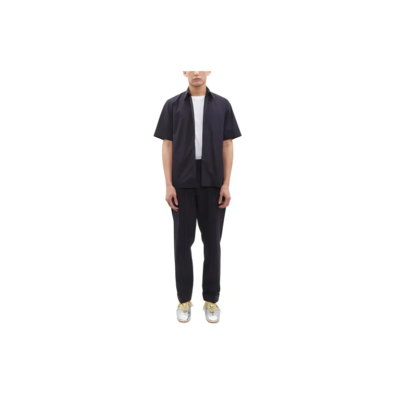 LA GARCONNE SS24 Casual Pants Men's Midnight Blue-1