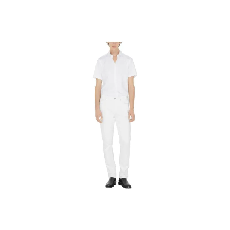 Burberry Logo embroidered Cotton Shirt-5