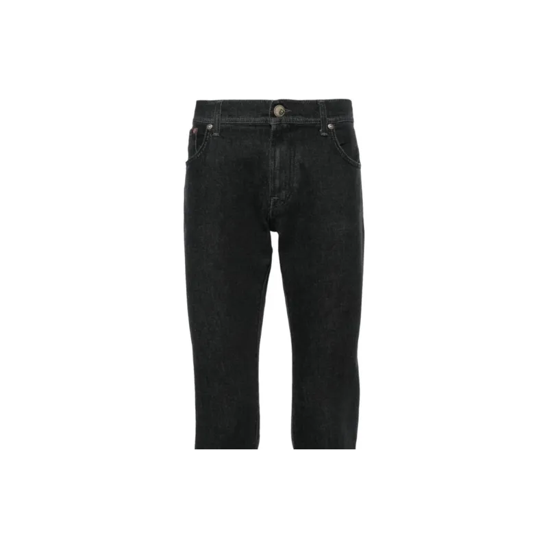 Corneliani Mid rise Tapered Jeans-5