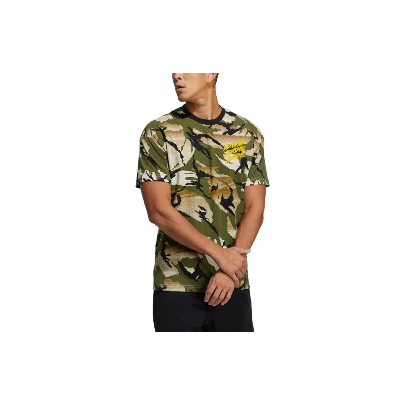 Adidas T Shirt Men's Amber Yellow-2