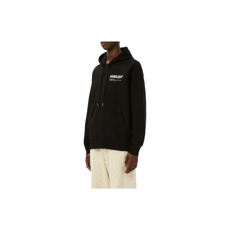 AMBUSH Wksp Logo Print Hoodie-4