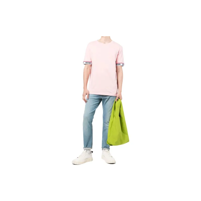 MOSCHINO T-Shirts Men Light Pink-1