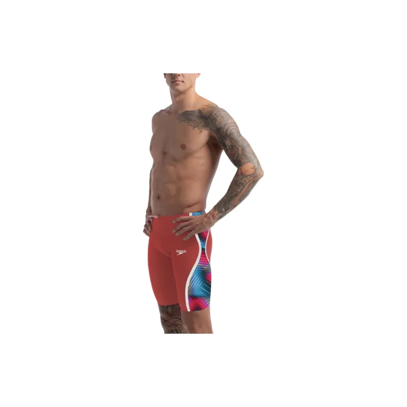 Speedo Fastskin LZR Pure Intent 2.0 Jammer Swimming Shorts Men Red-4