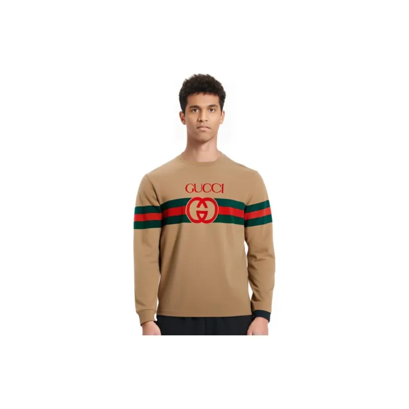 GUCCI Sweatshirts Men Yellow-5