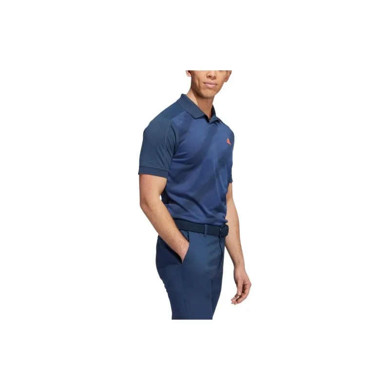 Adidas Polo Shirts Men Dark Blue-4