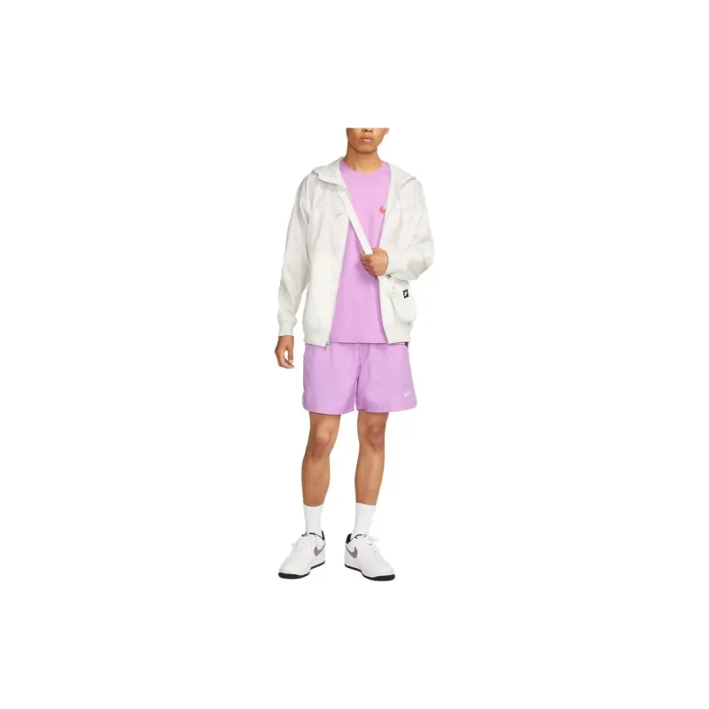 Nike Drop Shoulder Sleeve T-Shirt Men's Pink-1
