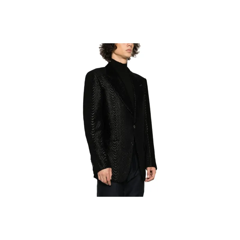 TOM FORD Business Suit Coat Men's Black-2
