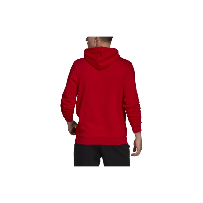 Adidas Essentials Fleece Big Logo Hoodie Sweatshirt Men's Red-3