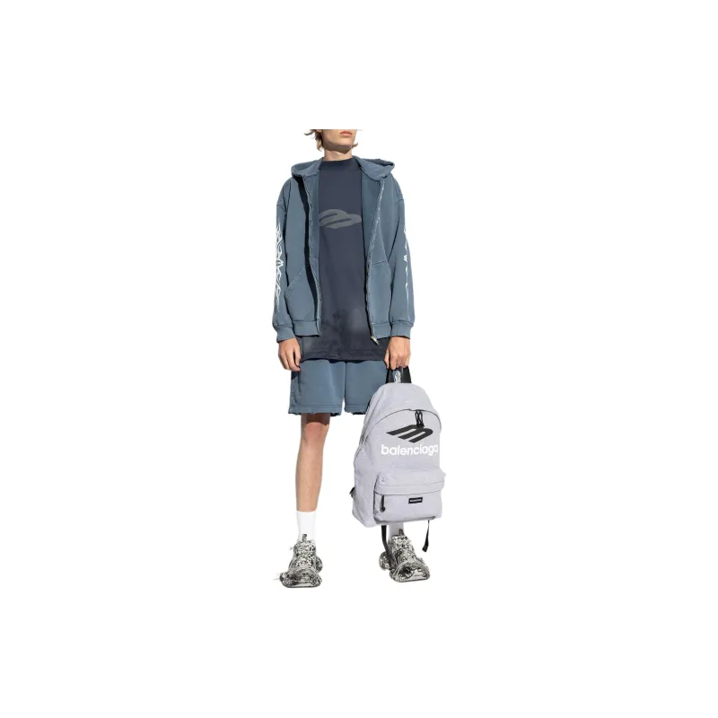 Balenciaga 3B Sport Icon Oversized T Shirt-8