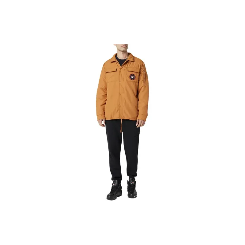 FILA Jackets & Coats Men's Yellow Brown-2