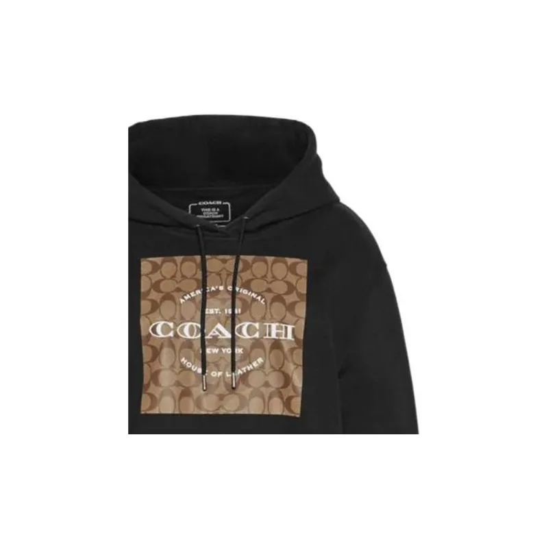 COACH FW22 Sweatshirt Unisex Black-5