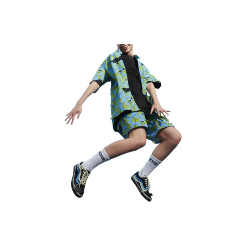 Tyakasha X Vans X TYAKASHA Takasha Collaboration Shirts Unisex Green-2