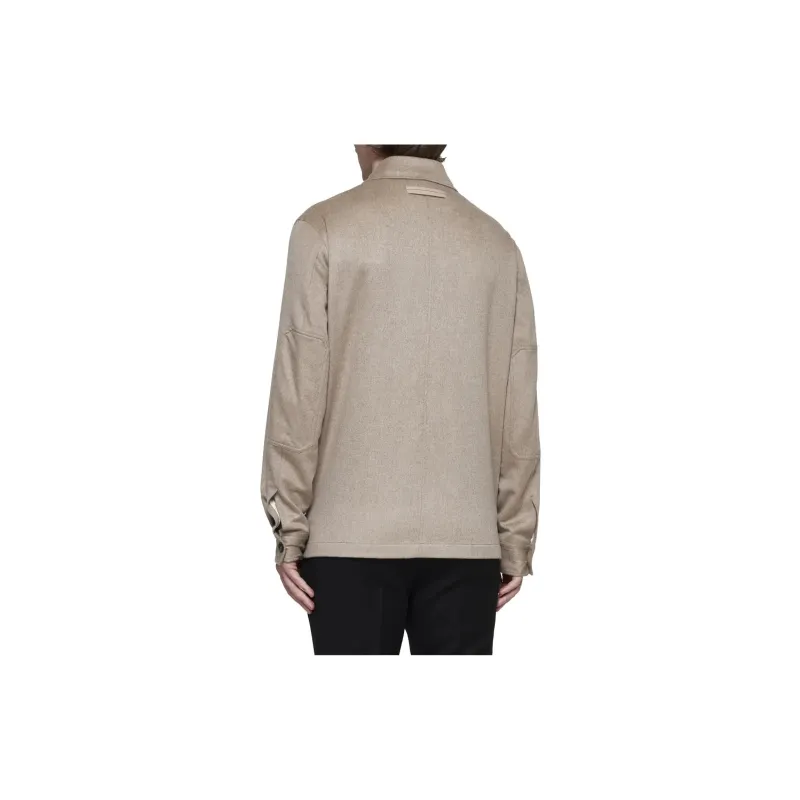 Ermenegildo Zegna Long Sleeved Buttoned Overshirt-3