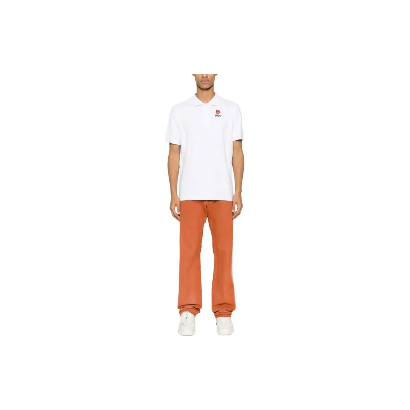 KENZO Boke Flower Embroidered Polo Shirt-2
