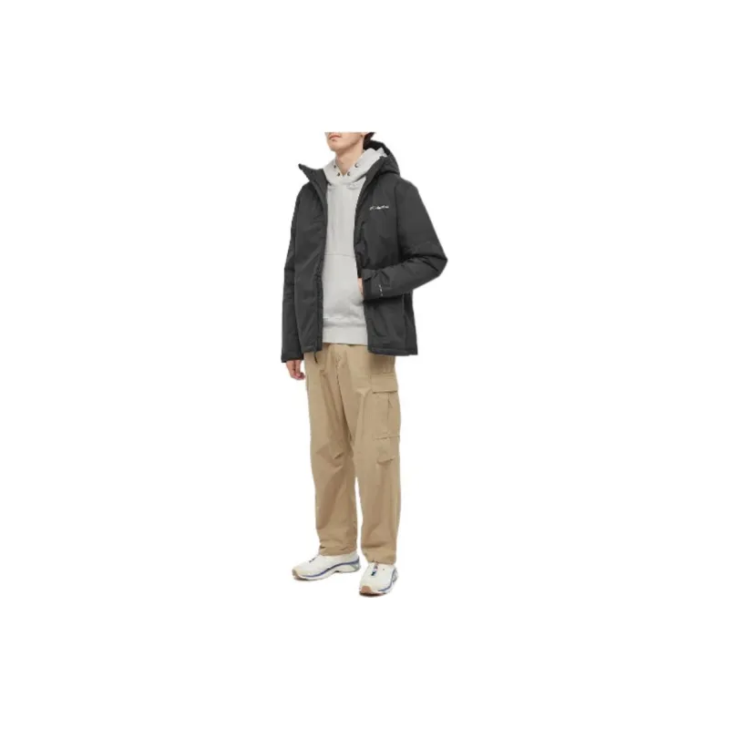 Columbia Loose Fit Moderate Jacket Spring And Autumn Men's Black-1