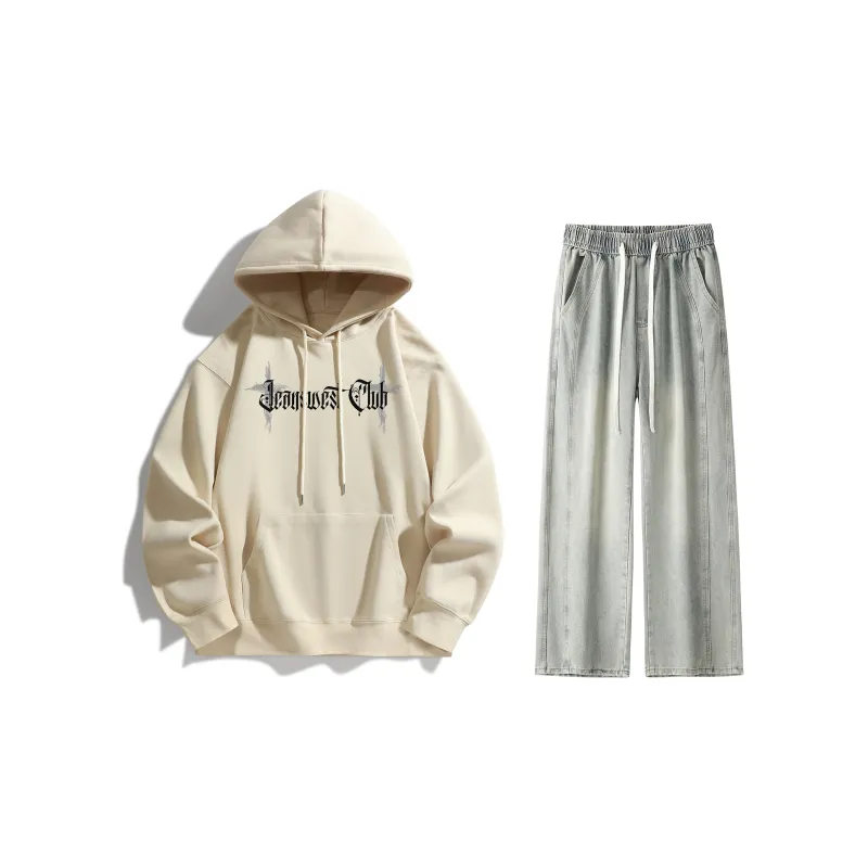 JEANSWEST CLUB Sweatshirt Set Unisex-19