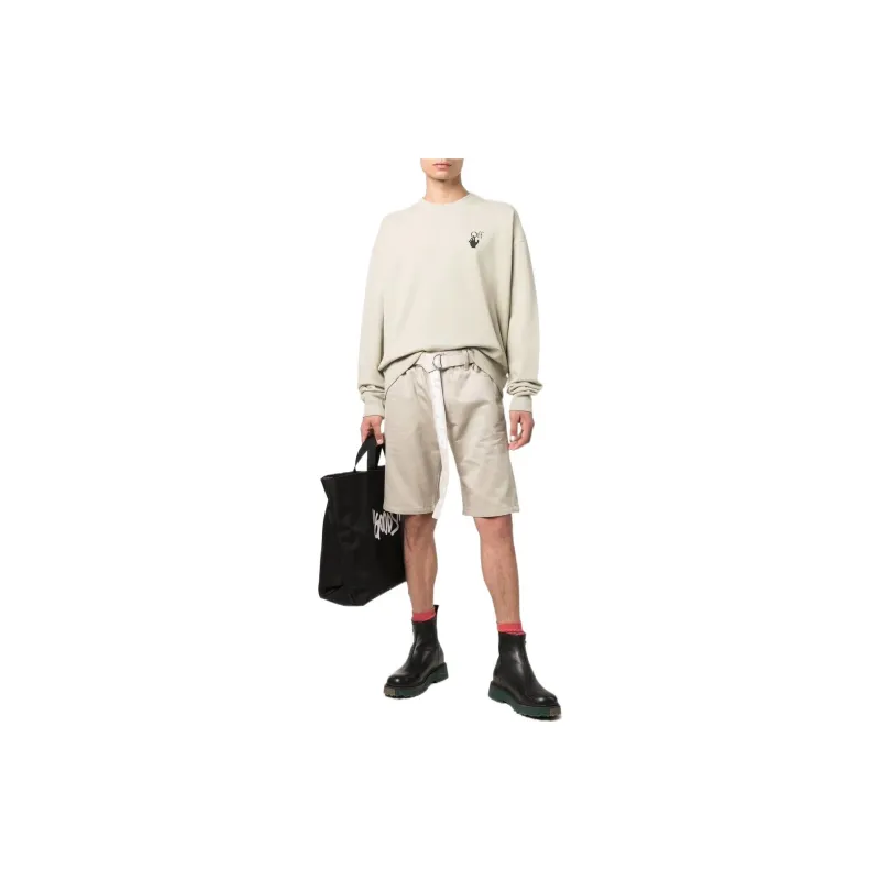 OFF WHITE Belted Bermuda Shorts-2