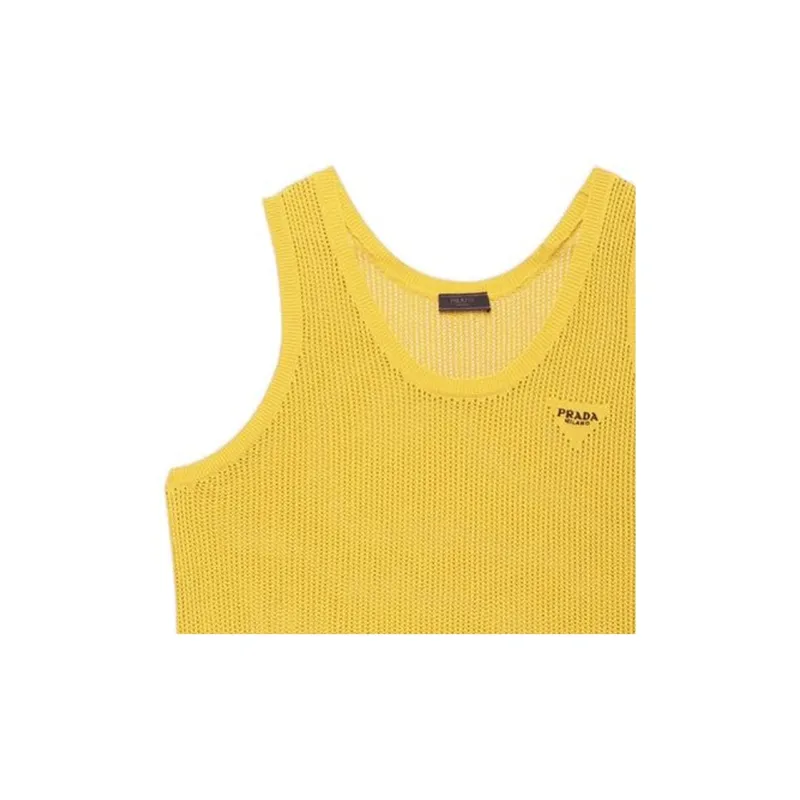 PRADA Tank Tops Men Yellow-3