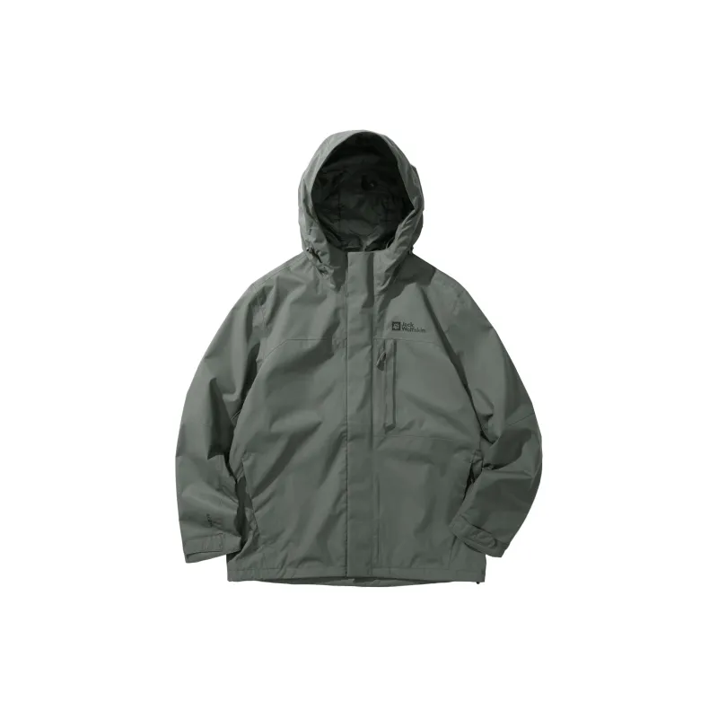 Jack Wolfskin Outdoor Hiking Water-Resistant Water-Repellent Windbreaker Jacket Men's-10