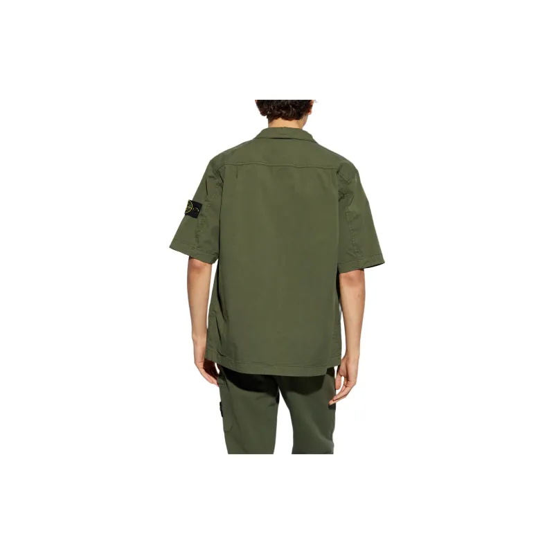 STONE ISLAND Shirt Men's Moss Green-2