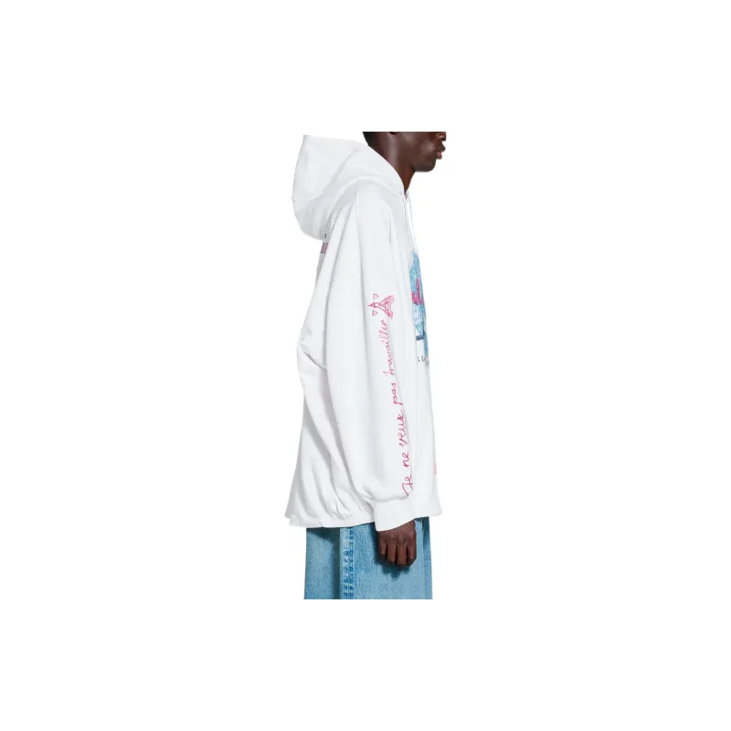 Balenciaga Elastic Hem Hoodie-7