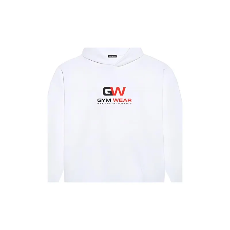Balenciaga Sweatshirt Regular Fit Men's White-4