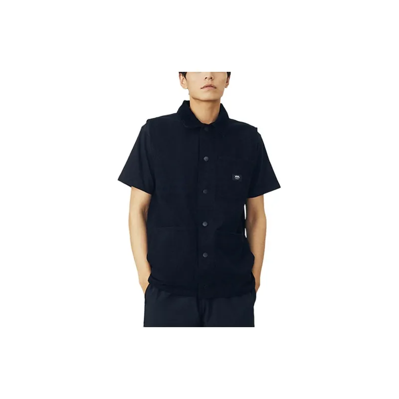 Vans Drill Canvas Vests Unisex Black-3