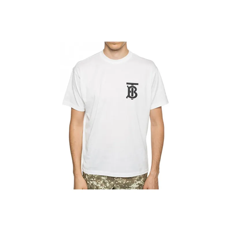 Burberry T Shirts Men White-2
