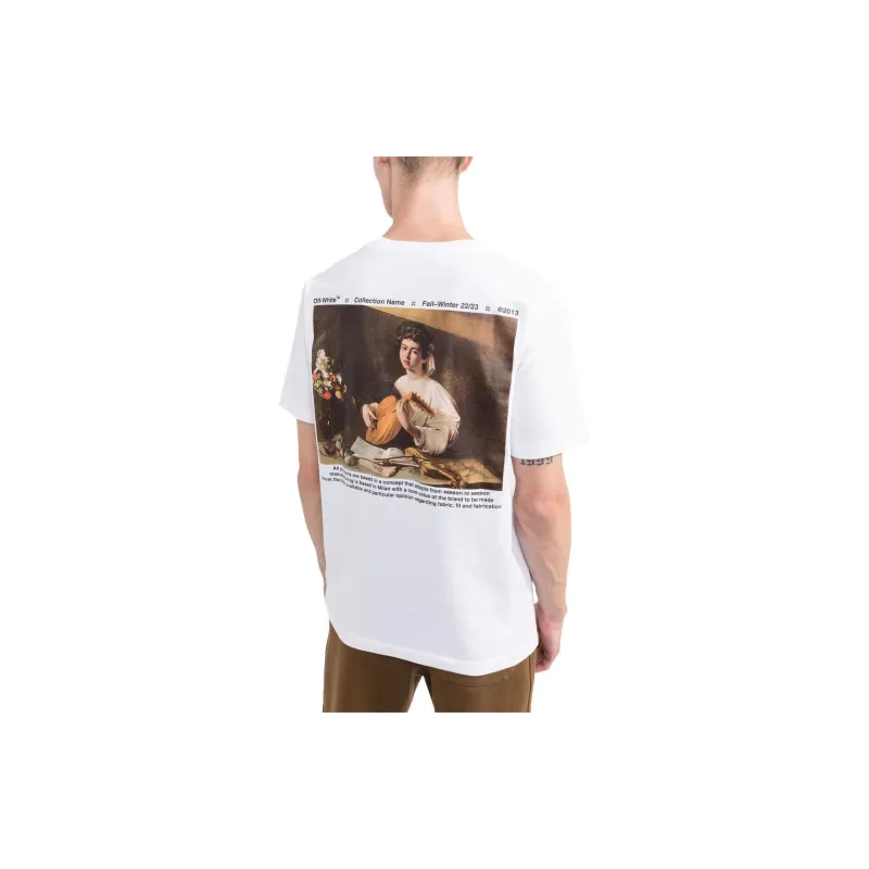 OFF WHITE Caravag Lute Slim S/S Tee-3