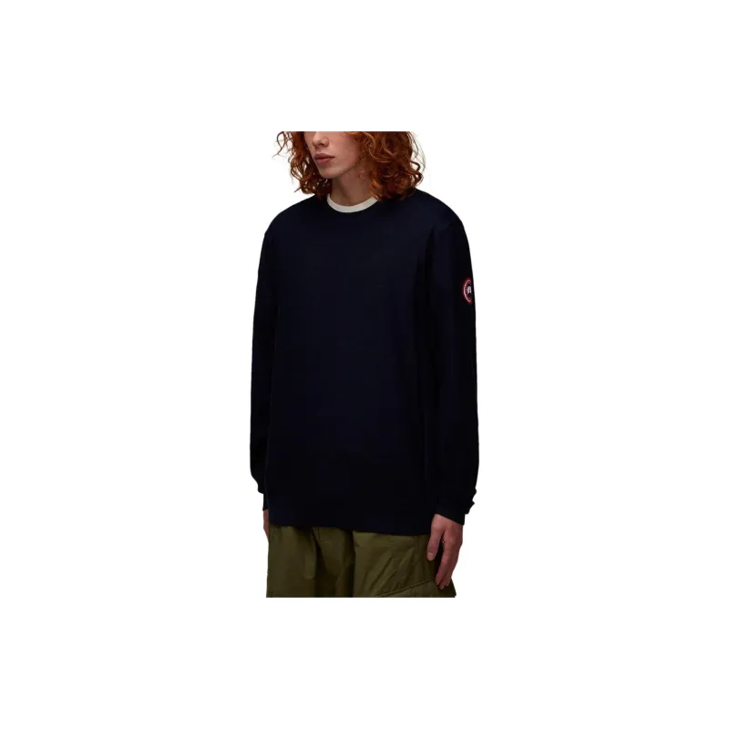 Canada Goose Sweaters Men Dark Blue-3