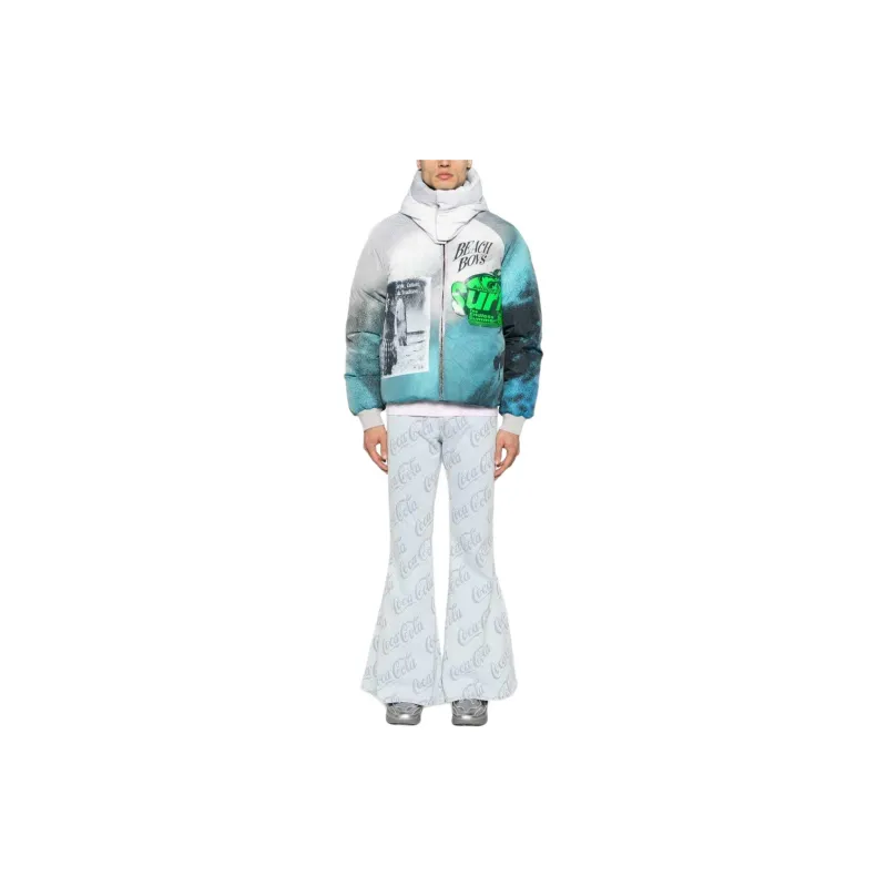 ERL X Coca Cola Jacquard Flared Jeans-4