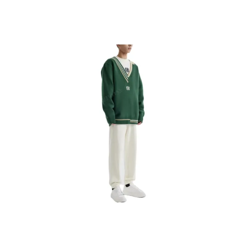 Mitchell Ness Sweaters Unisex Green-5