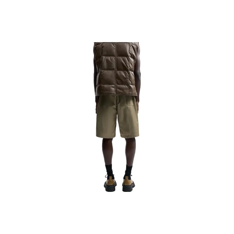 ZARA Casual Shorts Men Olive Green-5