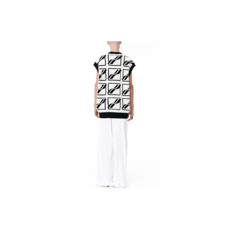 WE11DONE Vests Unisex White-3